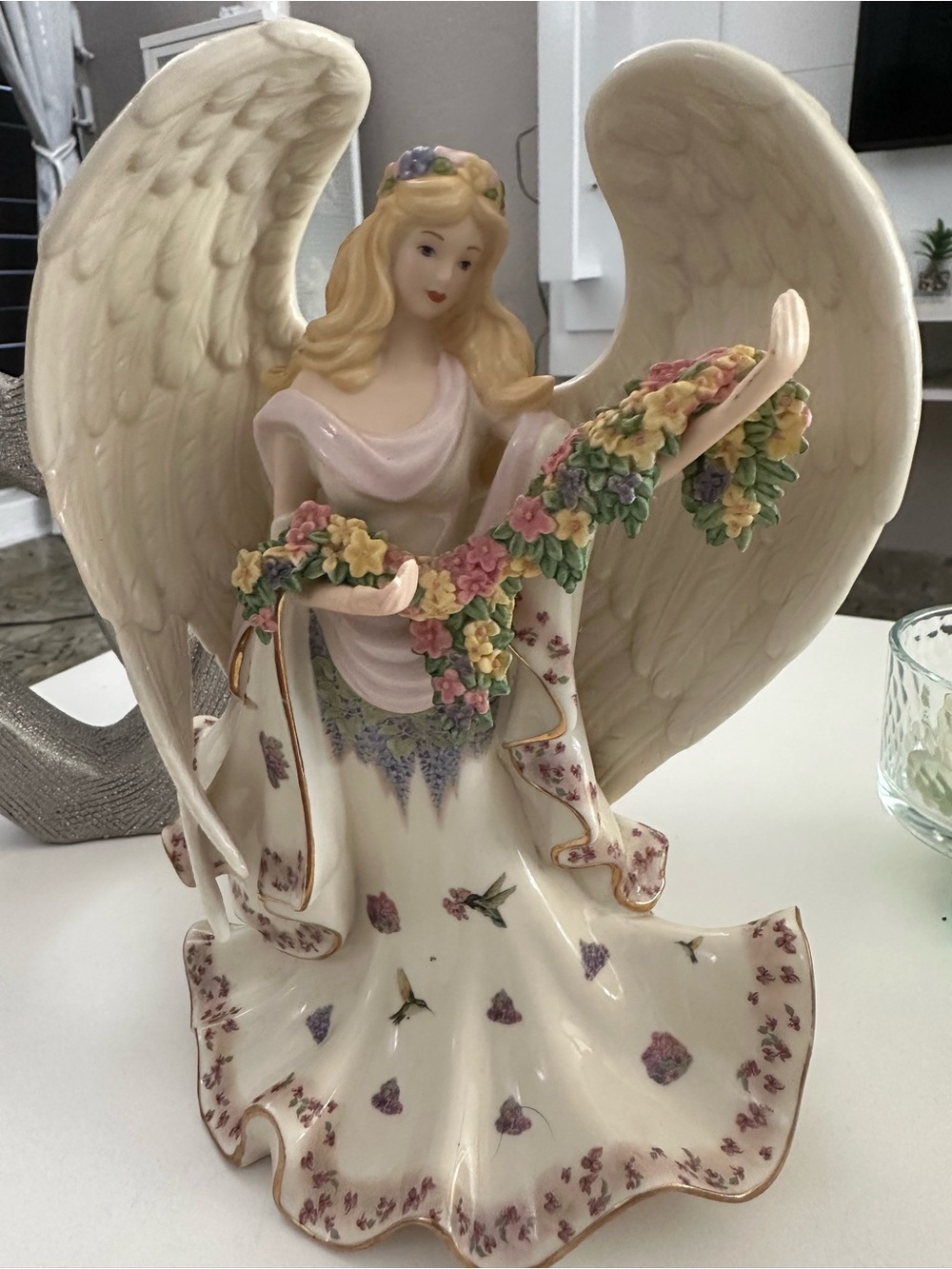 2004 Bradford Exchange Wings of Promise Angel Figurine Limited Edition